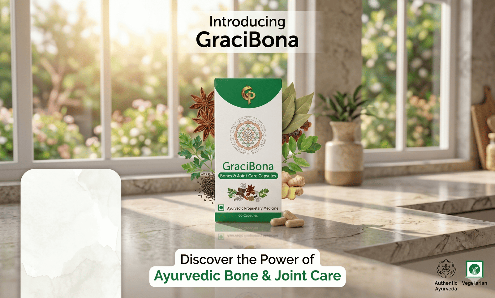 The medicine of the Gratia Pharma, best for the bone health and mobility within the joints.